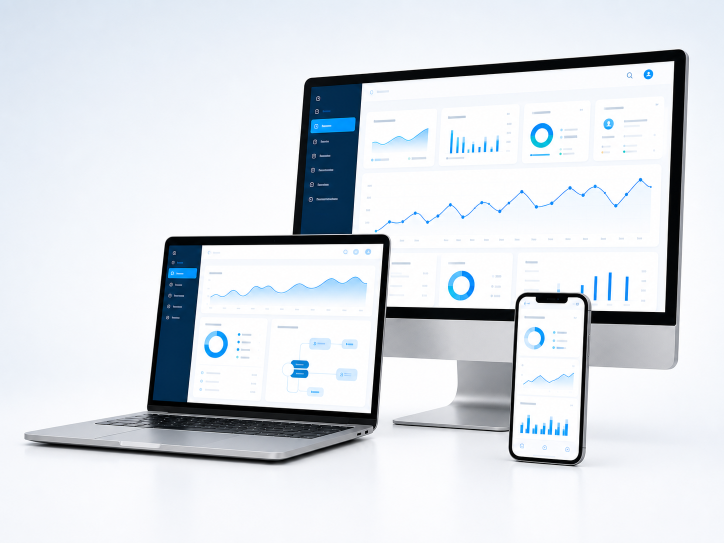 Aplicaciones empresariales adaptadas a computadoras y dispositivos móviles